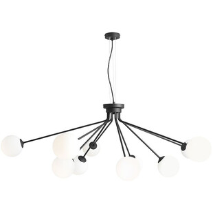 Lampa wisząca szklane kule Holm X biało-czarna marki Aldex