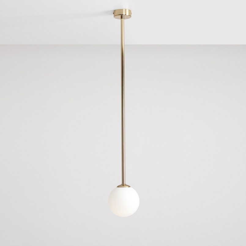 Lampa sufitowa szklana kula Pinne Long | Aldex