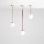 Lampa Sufitowa Szklana Kula Pinne Medium - Aldex | Elegancki Design