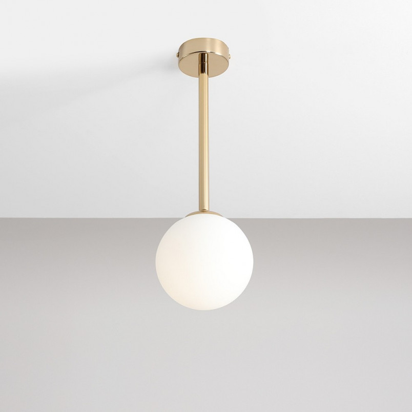 Lampa Sufitowa Szklana Kula Pinne Short 14cm | Aldex