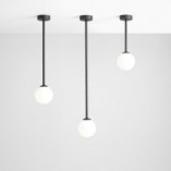 Lampa Sufitowa Szklana Kula Pinne Long | Aldex