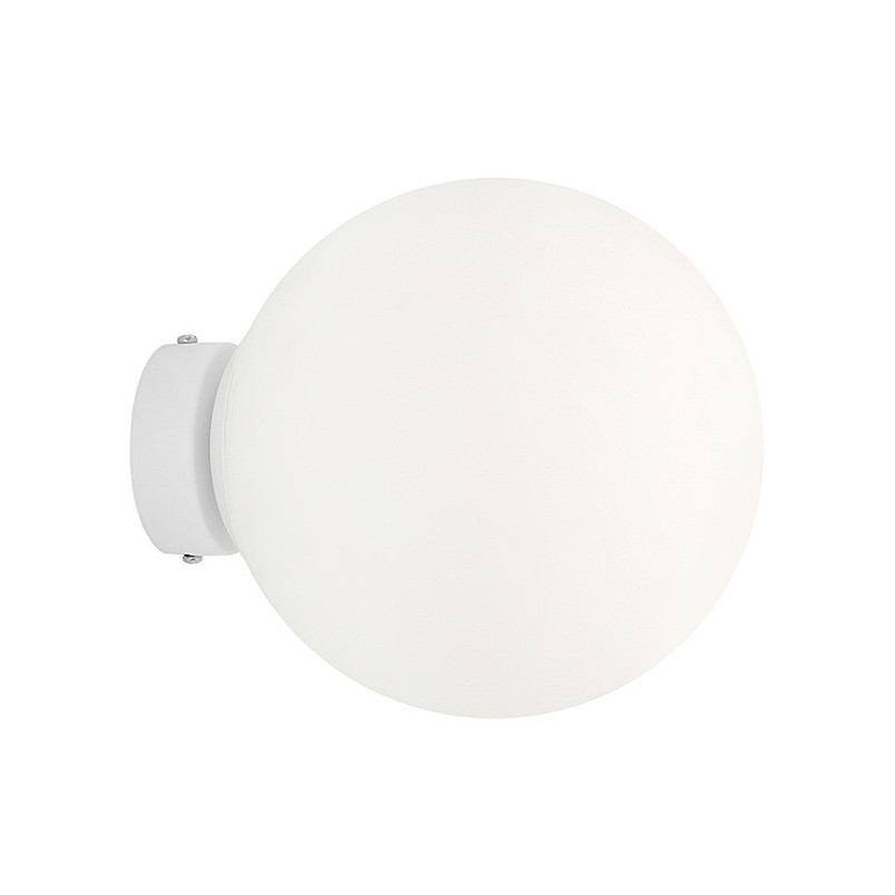 Kinkiet szklany Ball 20cm biały Aldex - Eleganckie oświetlenie