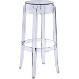 Stołek barowy Spirit - Moos Home, 75cm, Przezroczysty | Kup Teraz