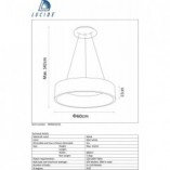 Lampa wisząca LED Talowe - Nowoczesny design Lucide