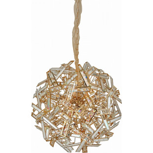 Lampa wisząca kryształowa glamour Clementi 61 złota marki Auhilon