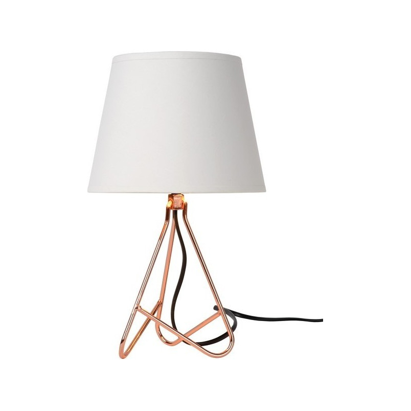 Lampa stołowa Gitta miedziana - Lucide | Nowoczesny design