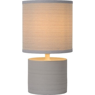 Lampa stołowa Greasby szara Lucide | Design w stylu Japandi