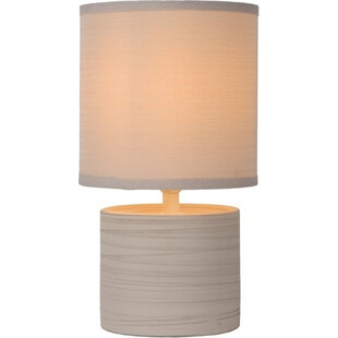 Lampa stołowa Greasby kremowa Lucide | Styl Japandi