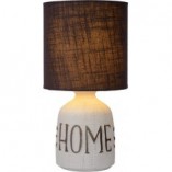 Lampa stołowa betonowa biała Lucide | Stylowe oświetlenie