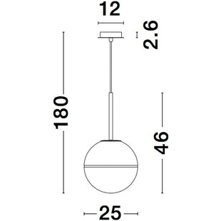 Lampa Wisząca Glamour Pekin - Szkło Białe/Mosiądz | Decolab24
