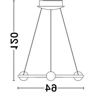 Lampa Wisząca Lilla LED Czarna | Nowoczesny Design