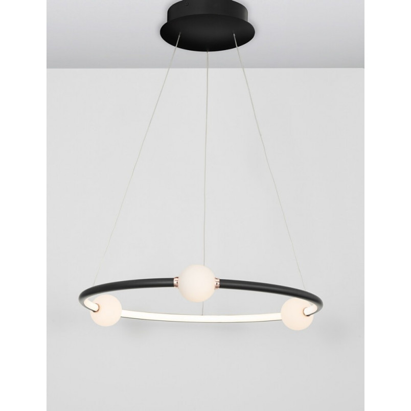 Lampa Wisząca Lilla LED Czarna | Nowoczesny Design