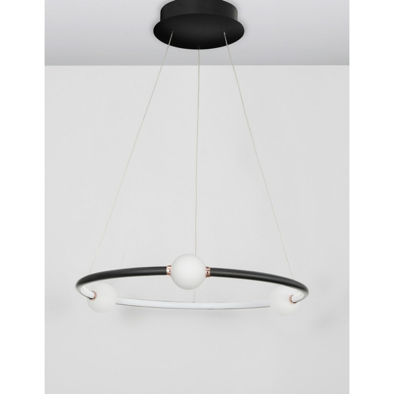 Lampa Wisząca Lilla LED Czarna | Nowoczesny Design