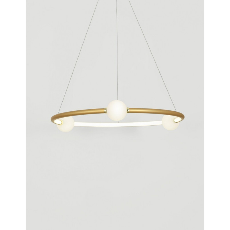 Lampa Wisząca Glamour Lilla - Złote Kule LED | Decolab24