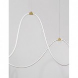 Lampa wisząca LED Lireca - Nowoczesny design, mosiądz | Decolab24