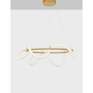 Lampa Wisząca LED Lireca - Mosiądz, 60cm | Decolab24