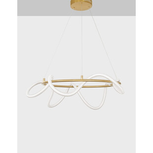 Lampa Wisząca LED Lireca - Mosiądz, 60cm | Decolab24