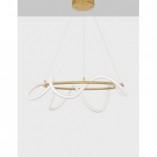 Lampa Wisząca LED Lireca - Mosiądz, 60cm | Decolab24