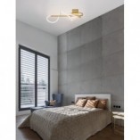 Kinkiet LED Złoty Lireca - Nowoczesny Design | Decolab24