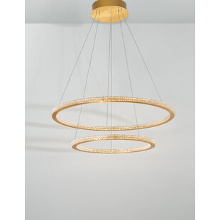 Lampa wisząca LED mosiądz | Nolion 60cm - Decolab24