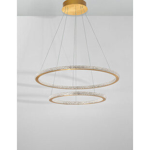 Lampa wisząca LED mosiądz | Nolion 60cm - Decolab24