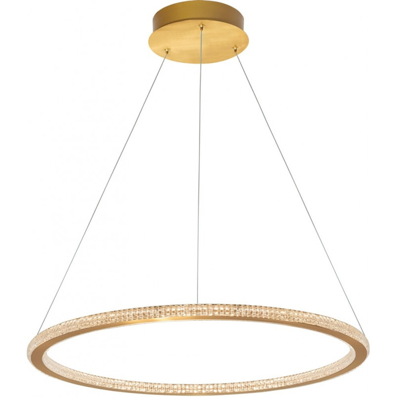 Lampa wisząca LED mosiądz 60cm - Nowoczesny design | Decolab24