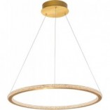 Lampa wisząca LED mosiądz 60cm - Nowoczesny design | Decolab24