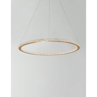 Lampa wisząca LED mosiądz 60cm - Nowoczesny design | Decolab24