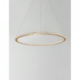 Lampa wisząca LED mosiądz 60cm - Nowoczesny design | Decolab24