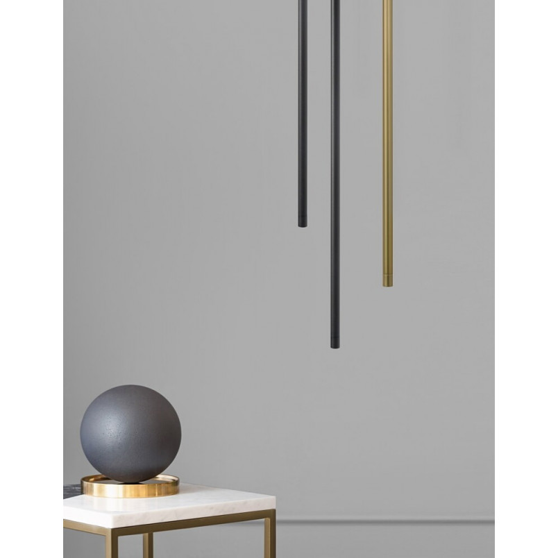 Lampa wisząca LED czarna - Minimalistyczny design | Decolab24