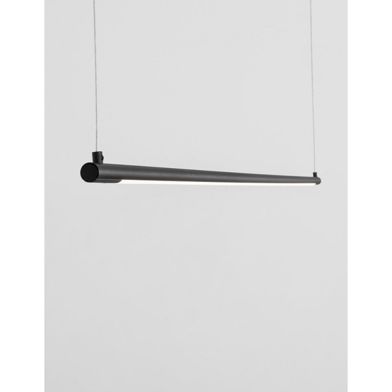 Lampa Wisząca LED Czarna 120cm - Minimalistyczny Design | Decolab24