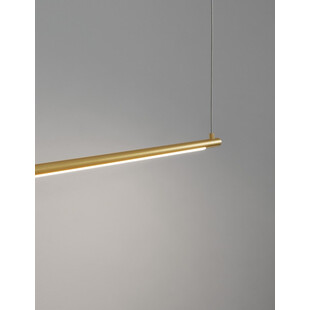 Lampa Wisząca Glamour Terral LED 120cm - Mosiądz | Decolab24