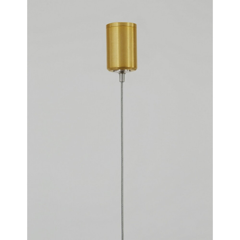 Lampa Wisząca Glamour Terral LED 120cm - Mosiądz | Decolab24
