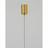 Lampa Wisząca Glamour Terral LED 120cm - Mosiądz | Decolab24