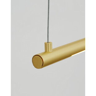 Lampa Wisząca Glamour Terral LED 120cm - Mosiądz | Decolab24