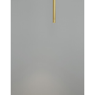 Lampa wisząca tuba glamour mosiądz | Terral LED - Decolab24