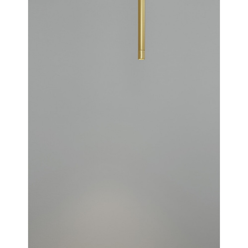 Lampa wisząca tuba glamour mosiądz | Terral LED - Decolab24