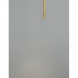 Lampa wisząca tuba glamour mosiądz | Terral LED - Decolab24