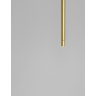 Lampa wisząca tuba glamour mosiądz | Terral LED - Decolab24