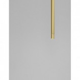 Lampa wisząca tuba glamour mosiądz | Terral LED - Decolab24
