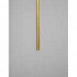 Lampa wisząca tuba glamour mosiądz | Terral LED - Decolab24
