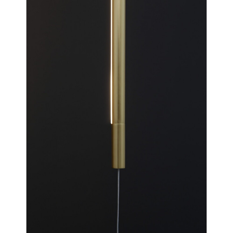 Lampa Wisząca Mosiądz Glamour | Terral LED 300cm