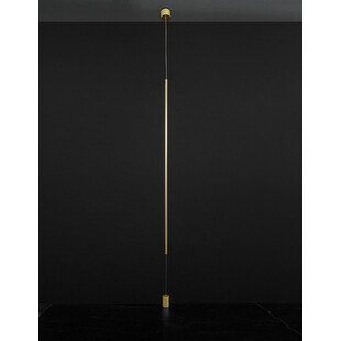 Lampa Wisząca Mosiądz Glamour | Terral LED 300cm