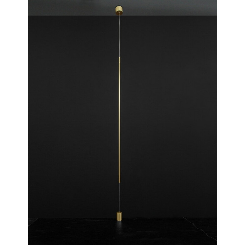 Lampa Wisząca Mosiądz Glamour | Terral LED 300cm
