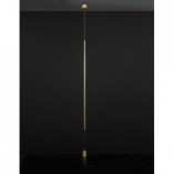 Lampa Wisząca Mosiądz Glamour | Terral LED 300cm