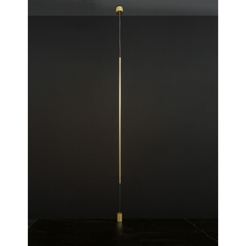 Lampa Wisząca Mosiądz Glamour | Terral LED 300cm