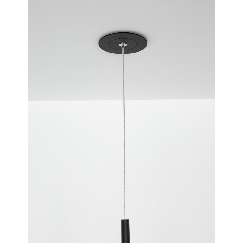Lampa wisząca LED czarna Terral | Nowoczesne oświetlenie