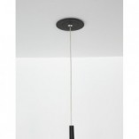 Lampa wisząca LED czarna Terral | Nowoczesne oświetlenie