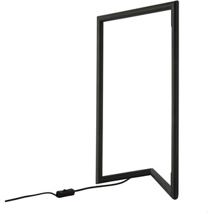 Lampa stołowa minimalistyczna Simon LED czarna | Decolab24