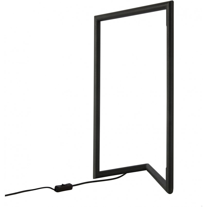 Lampa stołowa minimalistyczna Simon LED czarna | Decolab24